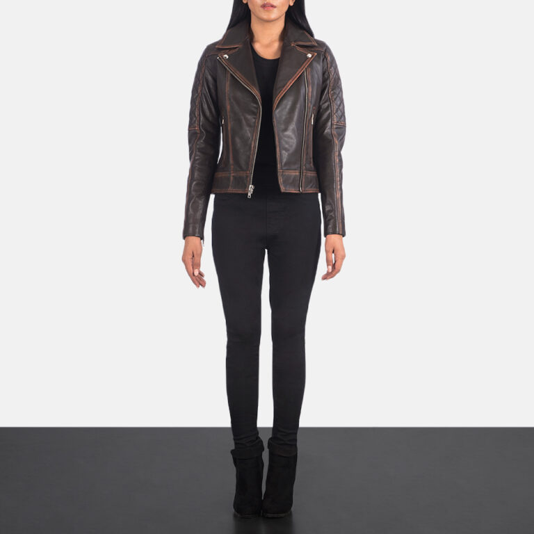 Womens Carolyn Quilted Vintage Brown Biker Jacket_5404 copy-2-1623148471426